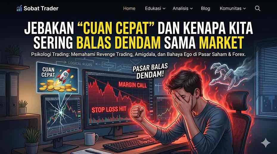 jebakan cuan cepat trading bikin revenge trading